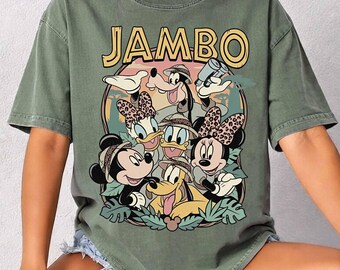 Disney Animal Kingdom PNG, Trendy Jambo Safari Png, Retro Disney World Png, Matching Family Trip