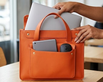 Funda para portátil de piel sintética de 15 y 16 pulgadas, funda minimalista para portátil, bolsa delgada para portátil, funda sencilla para ordenador, funda protectora interior.