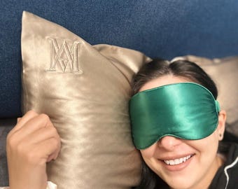 3D Maulbeerseide Schlafmaske | 22 Momme Light Blocking Augenmaske für Seitenschläfer