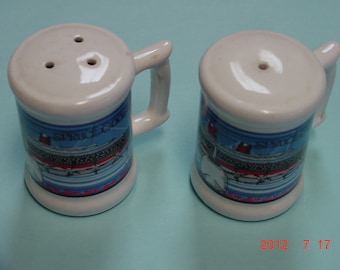 Vintage Queen Mary/ Spruce Goose Salt and Pepper Shakers