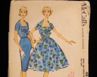 RARE 1950s McCall's Vintage Dress (No. 4885- Size 10)