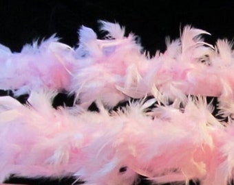 Skinny Pink Feather Boa