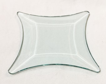 Beveled Clear Glass Tile (3"x3")