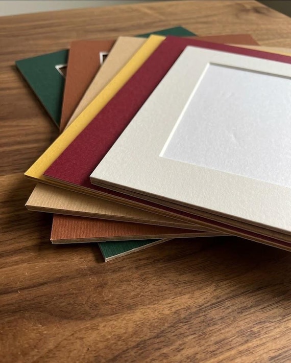 Custom Picture Frame Mat | Any Size | Custom Opening | Choice of Colors