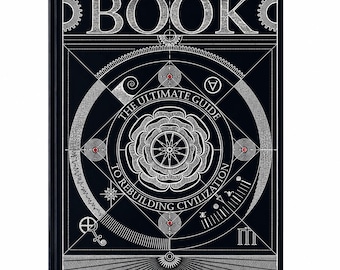 Das Buch - Das ultimative Handbuch zum Umbau der Zivilisation | Vintage Esoterik Hardcover Bucheinband Art