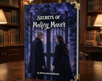 Geheimnisse von Malfoy Manor Hardcover Buch | Zauberer Romanze Roman | Fantasy inspirierte Sammleredition