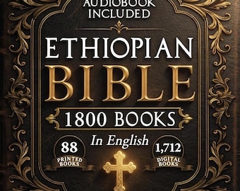 Äthiopische Bibelsammlung in Englisch | Christliche Bücher & Hörbücher um 1800