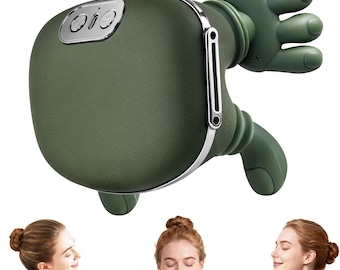 Groene nekmassage, 4D-kneden bionische vingermassage, verlichting van spierspanning