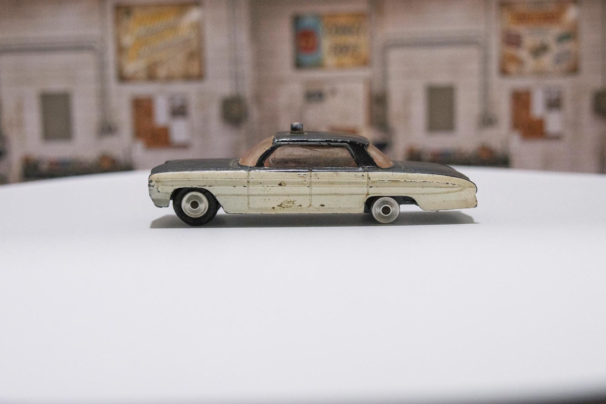 Vintage Toy Police Car - Etsy