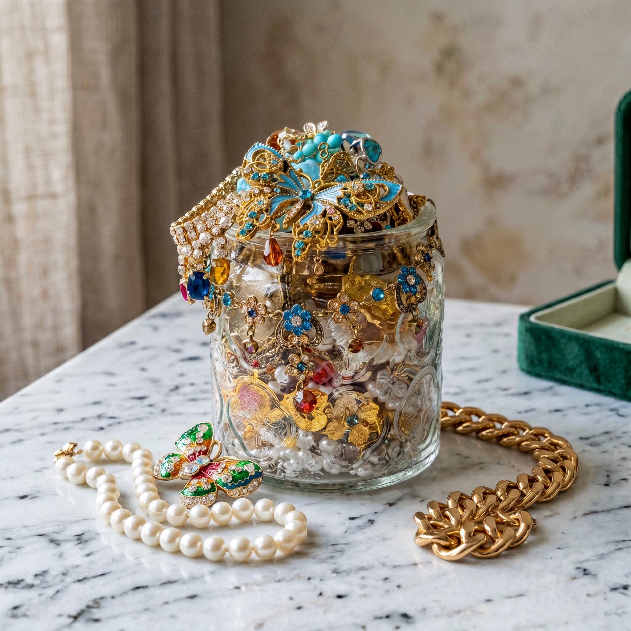 Mystery jewelry jar - Etsy 日本