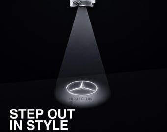 Mercedes Welkomstlicht LED Projector – Luxe Deurlogo Verlichting – Plug & Play Autoaccessoires – 2 Stuks OEM Stijl Instapverlichting