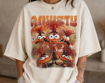 Anxiety Inside Out Characters T Shirt Inside Out 2 Movie Magic Kingdom Shirt