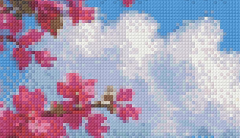 Santorini Blue Domes - Counted Cross Stitch Pattern | Full Coverage ...