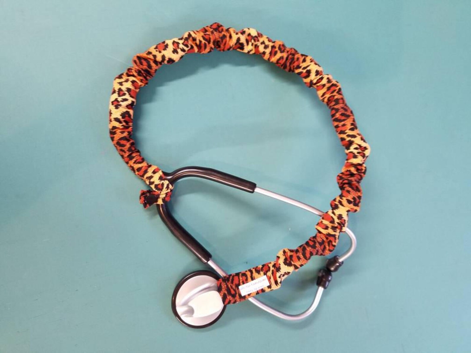 Stethoscope Cover Scrunchie LEOPARD Cheetah Protect bare neck Etsy