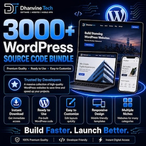 3000+ WordPress Website Templates Bundle | Responsive Business, Ecommerce Designs
