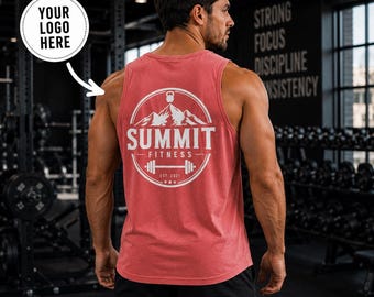 Débardeur personnalisé avec logo de salle de sport, Débardeur couleurs confortables, Chemise personnalisée pour club de remise en forme, Débardeur d'équipe d'entraînement personnalisé, Vêtements de sport en vrac