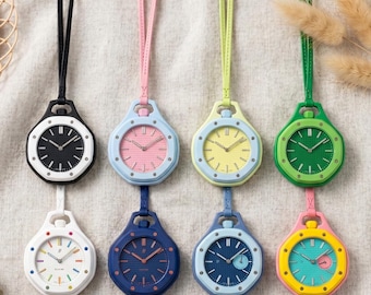 Swatch x AP Pendant Watch Case Necklace Ceramic Cover Leather Lanyard