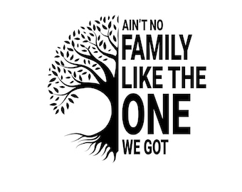 Não existe família como a minha em formato SVG, design para férias em família (download digital)