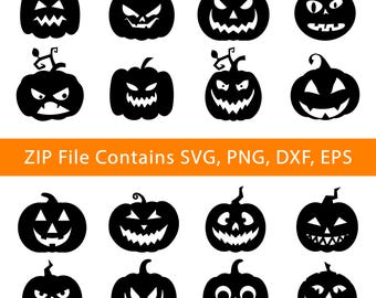 SVG e PNG de Abóbora de Halloween: Design digital pronto para corte para Cricut e Silhouette