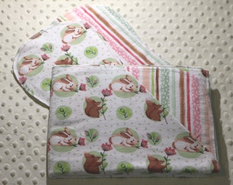 NEW Gymboree Baby Girl MY LITTLE TREE HOUSE Squirrel BLANKET Pink Shower Gift 