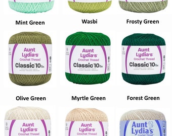 Aunt Lydia's Classic Crochet Thread Size 10-Aqua, 1 count - Foods Co.