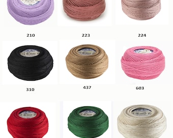 DMC Cebelia Size #10 Crochet Thread (27 Colors Available)