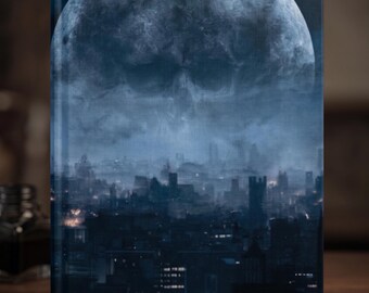 Gothic Moon Poetry Journal | Dark Academia Notebook (Unlined)
