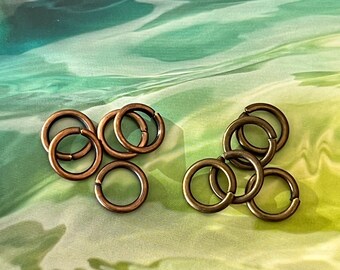 Open Jump Rings - 10 mm 16 ga - 30 Pieces - Choose Color - Findings and Supplies - Components