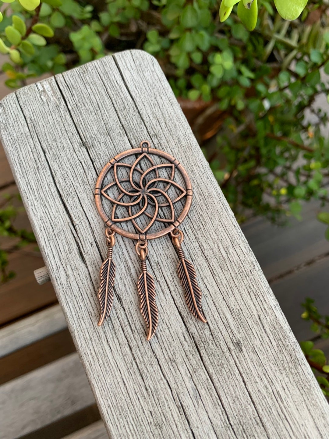 Antique Copper Dream Catcher Pendant or Earring Findings DIY Etsy