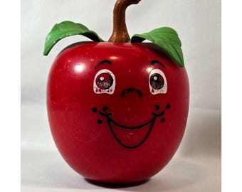 Apple Toy, Fisher Price, Happy Apple Vintage Toy, Tune Toy