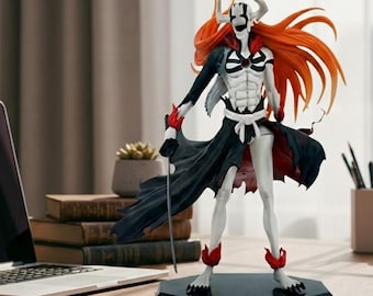 Estatua coleccionable de Bleach Vasto Lorde Ichigo, figura de anime premium, decoración manga, figura coleccionable pintada a mano, el mejor regalo para los fans del anime.