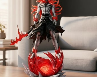 Figura de Bleach Ichigo Kurosaki en su forma Hollow completa, 33 cm, inspirada en el anime, la estatua de manga y la decoración.