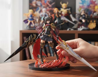 Figura de Dragon Knight Deardragon, artículo coleccionable de Grand Order, estatua de resina detallada, decoración para habitaciones de anime, regalo para gamers, merchandising de manga.