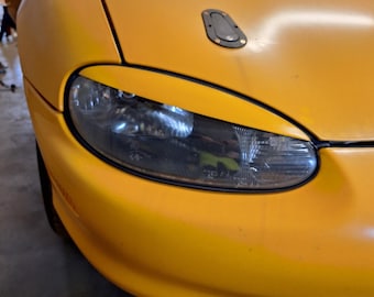 Mazda MX-5 Miata NB1 Headlight Eyelids | Aggressive JDM Eyebrows Covers (1998-2000)
