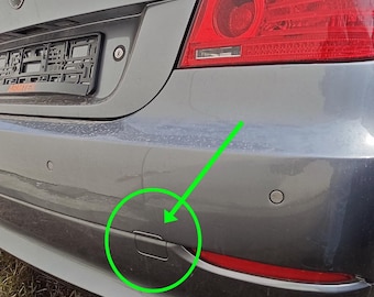 BMW 5 Series E60 E61 Rear Bumper Tow Hook Cover Plug | OEM 51127178175 Replacement