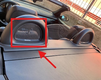 Mercedes SLK R170 Roll Bar Wind Deflector Mesh | Parrilla Cortavientos Antivuelco | Convertible Windstop Insert | Custom OEM+ Aero Trim