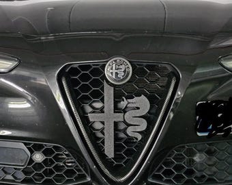 Alfa Romeo Giulia Pre-Facelift Front Grill Cross Logo | Badge