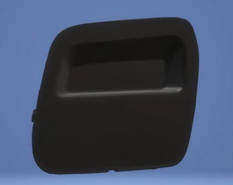 Dacia Duster II Tow Hook Cover | 2018+ Front Bumper Replacement Cap (ASA Plastic)