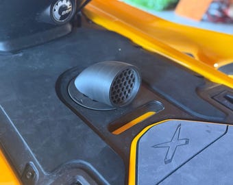 Sea-Doo Rear Air Intake Vent Cover | Dual Grille Trim (2018-2025) ASA Plastic