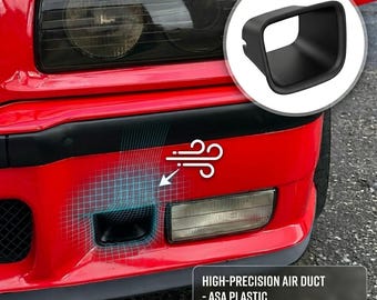 BMW E36 M3 M-Tech Air Ducts | Brake Cooling Vents, Fog Light Delete Pair