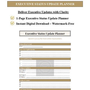 Planejador de Atualização de Status Executivo