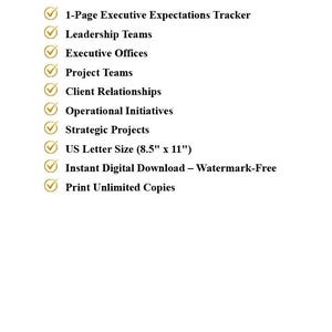 Executive Expectations Tracker image 2