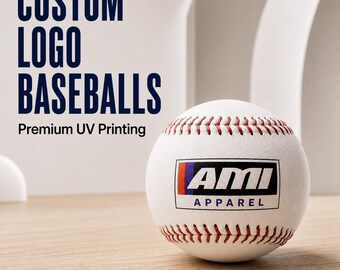 Personalized Baseball | Custom Logo Baseball | UV Printed Baseball | Coach Gift | Team Gift | Company Logo Baseball | Promotional Baseball