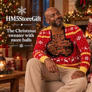 Personlig Jingle Balls jultröja, rolig ful jultröja, julklapp till make, pappa, morfar, bror, son