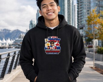 Soy 100% Pinoy Bajo Administración Canadiense Sudadera con capucha Sudadera Filipino Canadiense Sudadera Orgullo Pinoy Divertida Regalo Pinoy Canadá