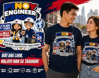 Camiseta de ingeniero filipino en el extranjero, camiseta de ingeniero filipino, camiseta de ingeniero OFW, regalo para trabajador filipino, camiseta de ingeniero filipino en el extranjero