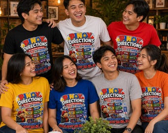 Camiseta Pinoy Directions, Camiseta divertida filipino-canadiense, Camiseta Pinoy Directions edición canadiense, Regalo Pinoy Canadá, Camiseta de humor filipino