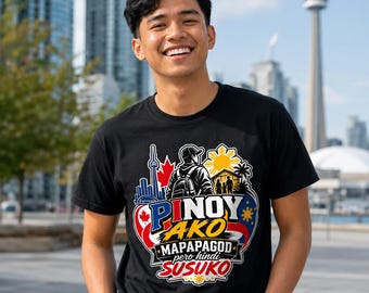 Camisa Pinoy Ako Mapapagod Pero Hindi Susuko, camiseta filipina OFW, camiseta Pinoy Pride, regalo filipino en el extranjero, camisa Pinoy motivacional