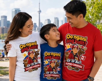 Camisa canadiense filipina divertida, camiseta Oo Ngani Ang Kulit, camiseta Pinoy Canadá, camisa del orgullo filipino, regalo filipino de Canadá, camisa Barkada