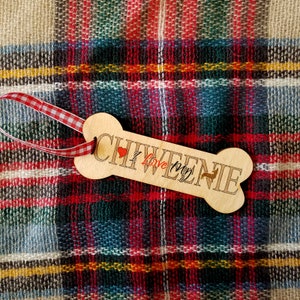 I love my Chiweenie dog  Gift Tag / Bottle Tag / Ornament